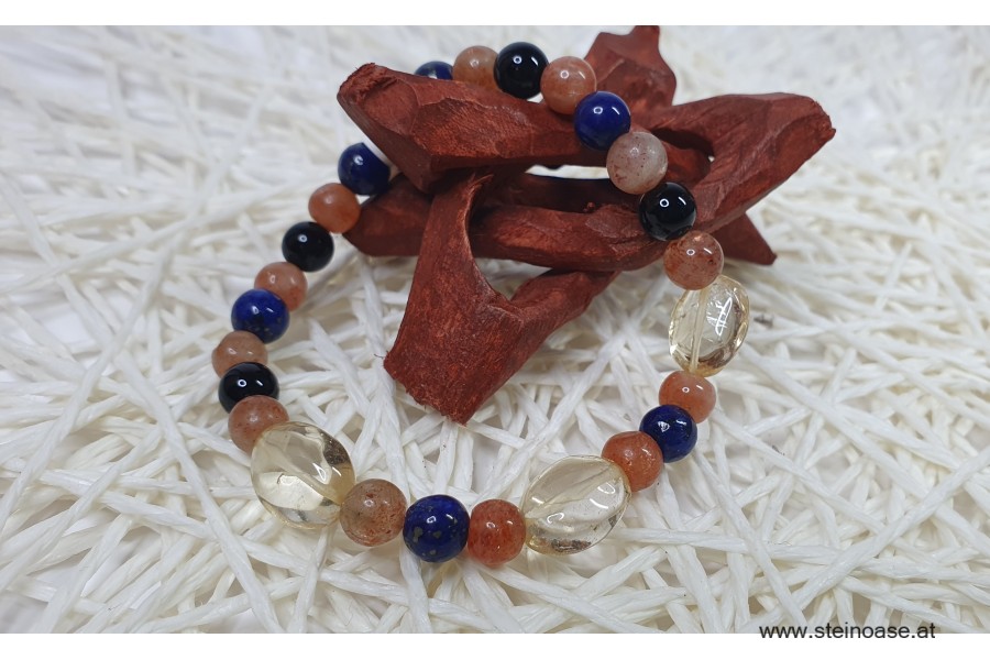 'Selbstbewusstsein, Optimismus...' Armband  Gr.S